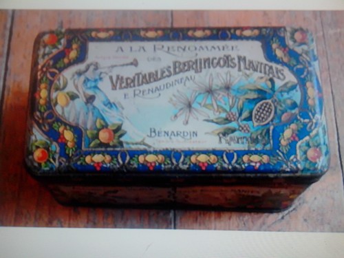 Ancienne boite tole - ancienne, "a