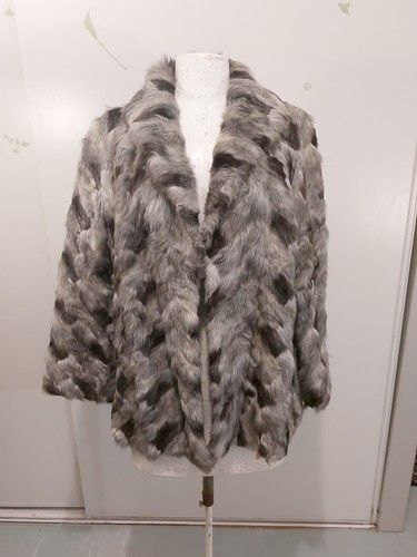 Veste fourrure lapin - fourrure,