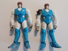 2 FIGURINES ARTICULÉES SAMOURAÏ RONIN WARRIORS SUNRISE TOYS 1995