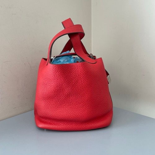 Hermes basket red gold - 18,