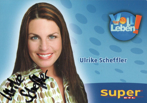 Autograph ulrike scheffler - autograph,