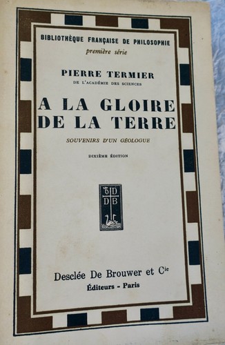 Termier pierre gloire de - termier,