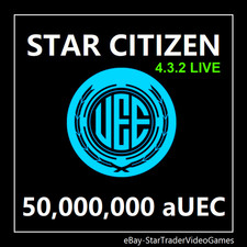 STAR CITIZEN - 50,000,000 aUEC (Alpha UEC) for 4.3.2 LIVE