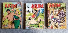  Lot 3 Albums BD PF "Akim" Mon Journal n° 20  n°92  n°185   1960-63-67 BE++
