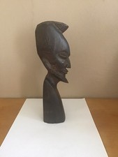 Buste Africain Ancien en Bois