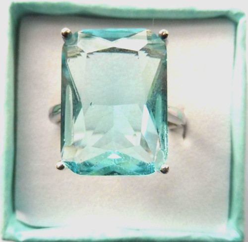 Bague aigue marine - en,