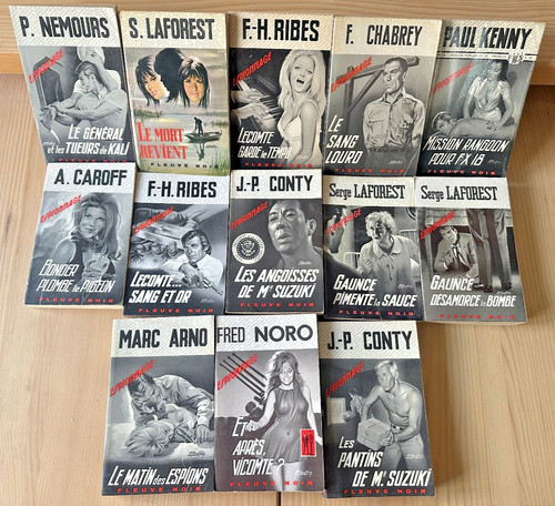 Fleuve noir espionnage lot - noir, *
