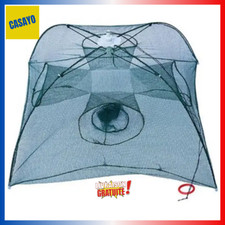 Filet de Pêche Exagonal Pliable avec 4 à 16 Trous -Nasse- Poissons et Crevettes