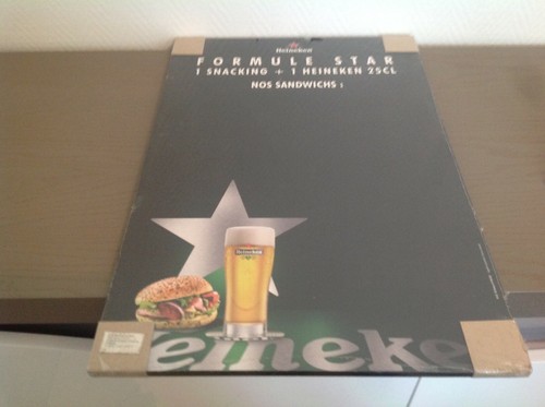 Tableau ardoise bar biere - ardoise, de