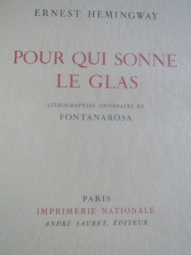 Pour qui sonne glas - glas,
