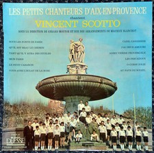 33t Les Petits Chanteurs d'Aix-en-Provence chantent Vincent Scotto - LP