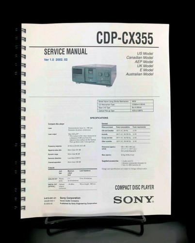 Sony cdp cx355 - cdp-cx355, player