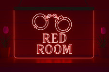 Enseigne lumineuse néon LED chambre ROUGE sexe pour boutique fête streepclub ...