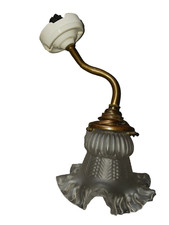 Vintage applique col de cygne et et son abat-jour en très bon état et ancien