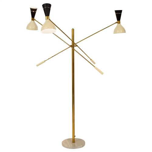 Lampadaire italien trois - à,