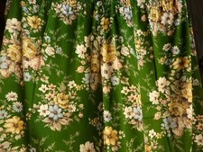 RIDEAUX TISSU DECOR FLEURS VINTAGE FLOWERS FABRIC CURTAIN CREATION URGE PARIS