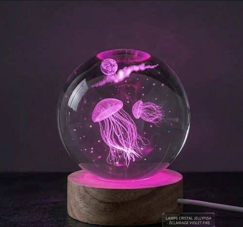 Lampe boule cristal - boule, de