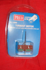 PECO HO N MOTEUR PL-10E POUR AIGUILLAGE TRAIN ELECTRIQUE NEUF BOITE