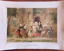 Bapteme breton gravure - breton,