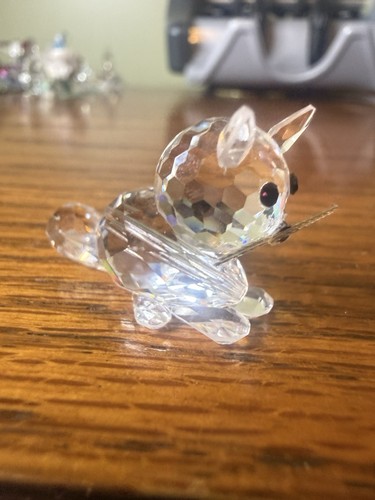 Swarovski vintage crystal cat - swarovski,