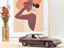 NOREV 1/18 (181735) -- CITROËN SM 1972 ROUGE GRENADE   --  300 PIÈCES. NEUF