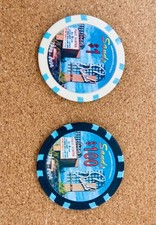Sands Hotel and Casino Las Vegas $1 - $100 Chip Sinatra Gaming Poker 1952 - 1996