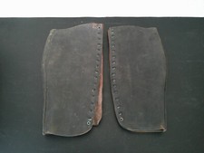 GUETRES JAMBIERES MILITAIRES EN CUIR LA PAIRE