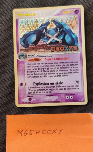 Carte pokémon métalosse - carte,