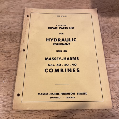 1955 massey harris hydraulic - massey-harris,