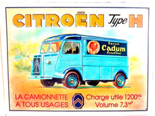 CADUM - PLAQUE EN FER DU