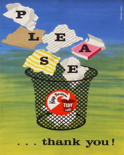 Affiche rétro britannique