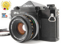 [ NEAR MINT w/cap ] Canon F-1 SLR Film Camera FD f1.8 50mm S.C. Objectif du...