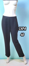 Zapa Taille 40  Superbe pantalon noir femme en lin