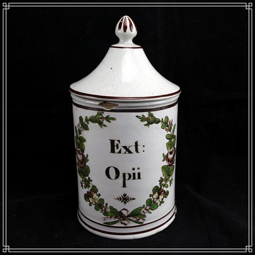 Pot pharmacie faience - en, de