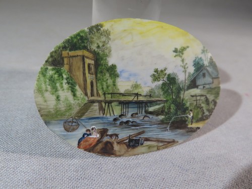 Ancienne miniature peinte - ancienne,