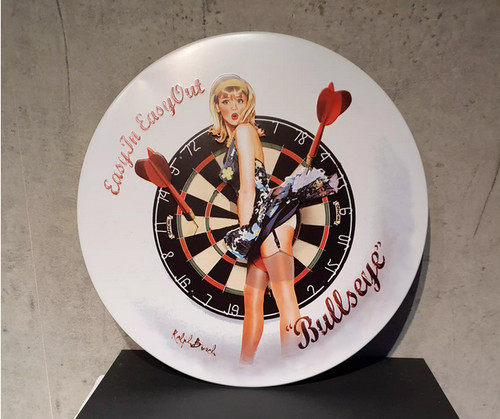 Plaque ronde vintage - , us