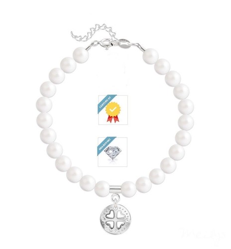 Bracelet trèfle coeurs - ,