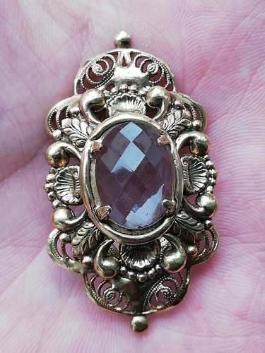 Broche zoe coste - en, métal