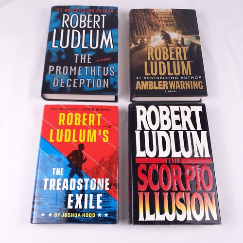 Robert ludlum books - 4, hc