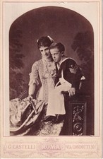Photo CDV Cabinet Card Reine