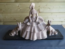 Ancienne statue en platre de