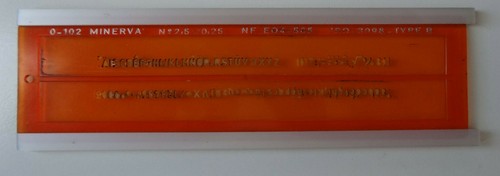 Minerva trace lettres - -, 0-102