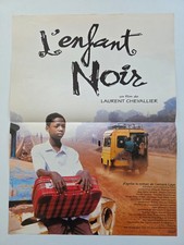 Affiche cinéma originale 53,5 x 40 cm  L'ENFANT NOIR - Laurent Chevallier