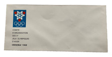 ENVELOPPE à En-tête du COJO des JEUX OLYMPIQUES d'Hiver de 1968 à GRENOBLE JO 68