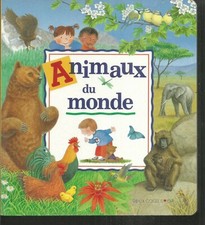 Animaux du monde.Deux Coqs
