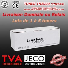 Toner Laser TN2000 TN2005 Brother Compatible DCP-7010 DCP-7025 HL-2030 HL-2070N