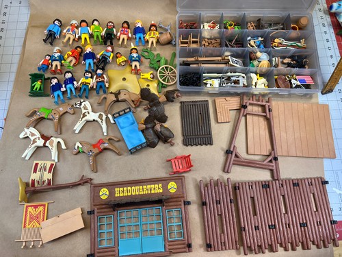 Vintage 1976 playmobil fort - vintage,