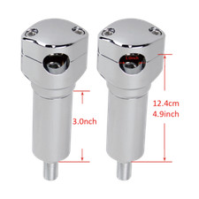 5“Tall Chrome 1.0" clamping