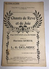 DELABRE - partition piano - Chants de rêve et de joie