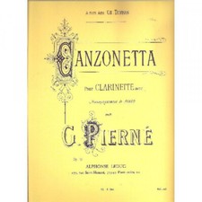 CANZONETTA OP19 CLARINETTE ET